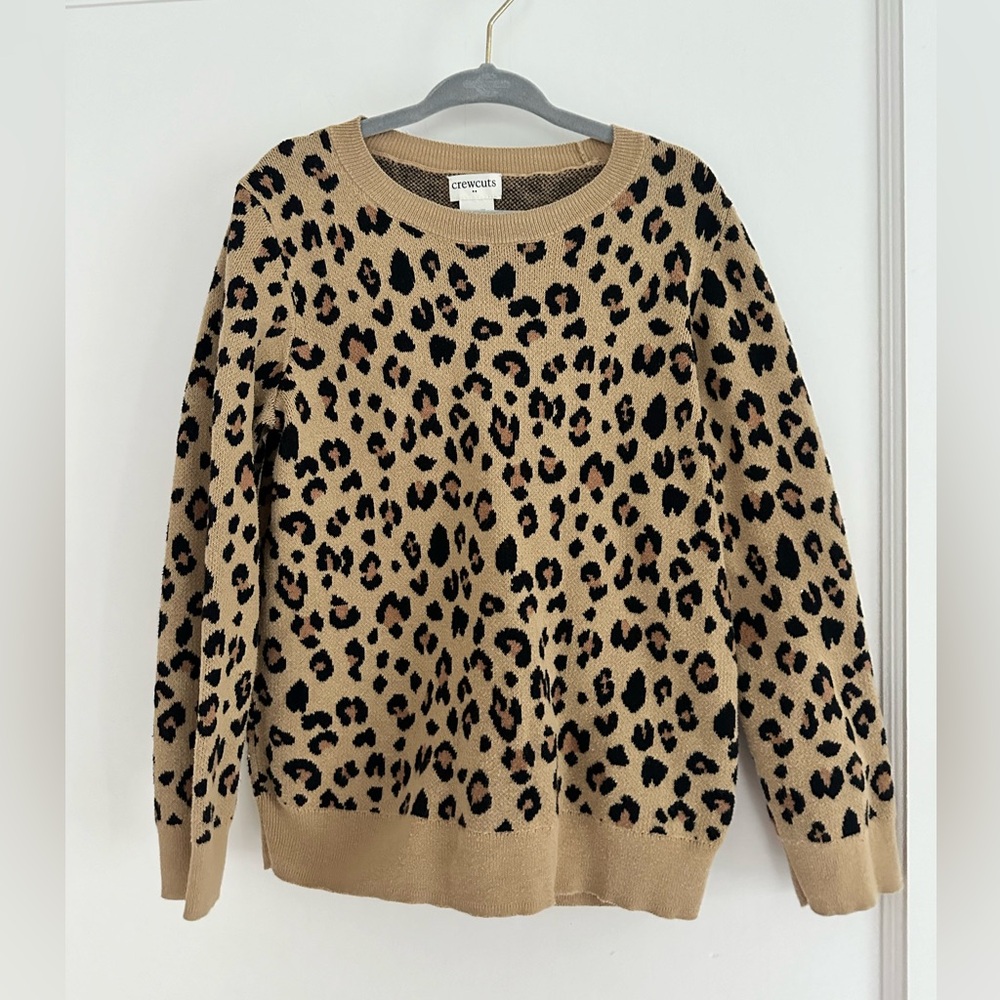 J. Crew Crewcuts Girls Leopard Sweater